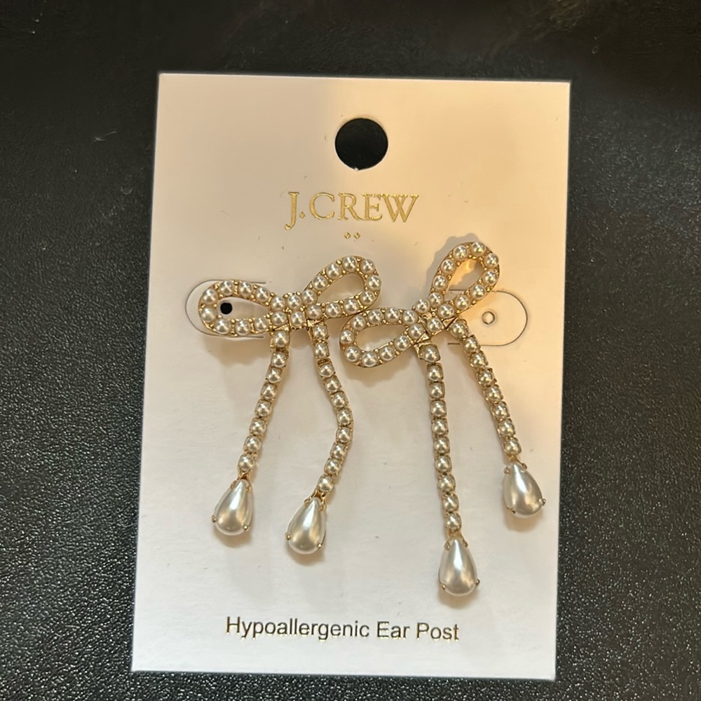 JCrew Bow Earrings